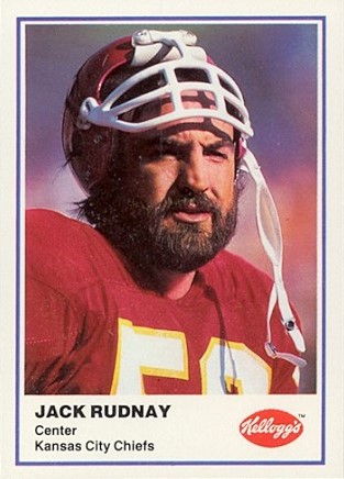 1982 Kellogg's Football Jack Rudnay